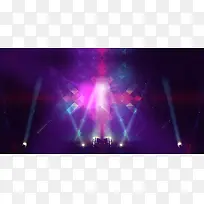 紫色炫酷三角形海报-空若网 紫色炫酷三角形海报-空若网