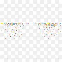 飞散的彩色三角形元素-空若网 飞散的彩色三角形元素-空若网