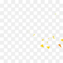 飘舞黄色三角形-空若网 飘舞黄色三角形-空若网