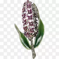 胸针珠宝仿制宝石和莱茵石牛皮衣首饰.风信子-空若网 胸针珠宝仿制宝石和莱茵石牛皮衣首饰.风信子-空若网