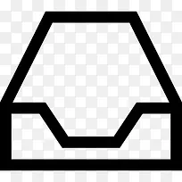 收件箱的邮件空盘图标-空若网 收件箱的邮件空盘图标-空若网