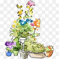 春季彩色植物小花-空若网 春季彩色植物小花-空若网