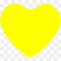 黄色爱心海报图标-空若网 黄色爱心海报图标-空若网