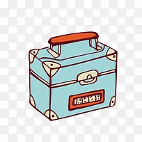 卡通手绘 行李箱-空若网 卡通手绘 行李箱-空若网