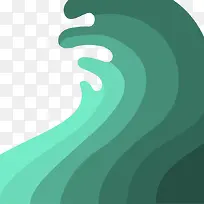 卡通手绘海浪-空若网 卡通手绘海浪-空若网