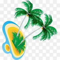 快乐海岛椰树-空若网 快乐海岛椰树-空若网