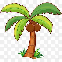 卡通椰树-空若网 卡通椰树-空若网
