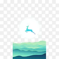 ��ƽ����廭��¹-������