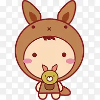 卡通可爱小松鼠-空若网 卡通可爱小松鼠-空若网