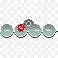 矢量圆形价格签渐变扁平热卖对称-空若网 矢量圆形价格签渐变扁平热卖对称-空若网