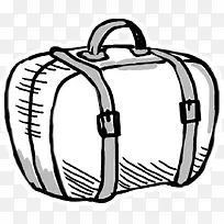 手绘行李箱-空若网 手绘行李箱-空若网