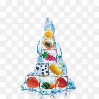 清凉盛夏水果冰块-空若网 清凉盛夏水果冰块-空若网