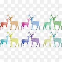 水彩麋鹿-空若网 水彩麋鹿-空若网