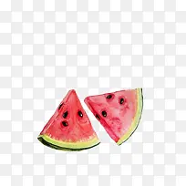 手绘水果西瓜-空若网 手绘水果西瓜-空若网