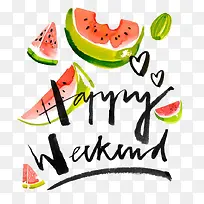 水彩西瓜-空若网 水彩西瓜-空若网