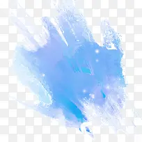 蓝色水彩涂鸦素材-空若网 蓝色水彩涂鸦素材-空若网