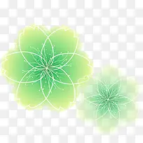 创意星光花朵手绘-空若网 创意星光花朵手绘-空若网