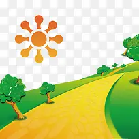 卡通道路-空若网 卡通道路-空若网