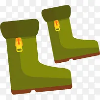 靴子PNG矢量元素-空若网 靴子PNG矢量元素-空若网