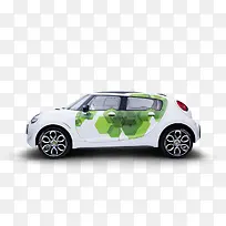 绿色纹理卡爱小汽车-空若网 绿色纹理卡爱小汽车-空若网