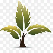 卡通椰子树-空若网 卡通椰子树-空若网