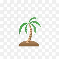 扁平化椰子树-空若网 扁平化椰子树-空若网