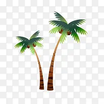 卡通椰子树-空若网 卡通椰子树-空若网