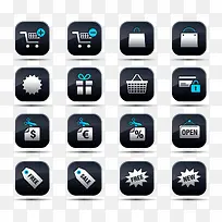 促销购物矢量图标-空若网 促销购物矢量图标-空若网