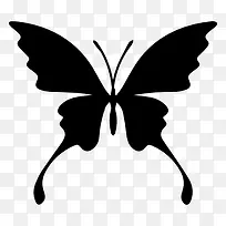 蝴蝶剪影-空若网 蝴蝶剪影-空若网