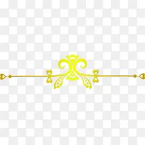 黄色爱心小花装饰-空若网 黄色爱心小花装饰-空若网