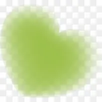 绿色爱心装饰-空若网 绿色爱心装饰-空若网