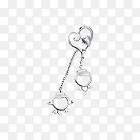 爱心银制装饰-空若网 爱心银制装饰-空若网