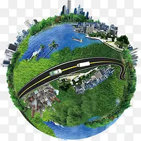 创意绿色地球-空若网 创意绿色地球-空若网