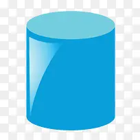 矢量蓝色圆柱素材-空若网 矢量蓝色圆柱素材-空若网