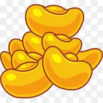 金元宝png矢量素材-空若网 金元宝png矢量素材-空若网