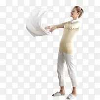 洗完白衬衫的妈妈-空若网 洗完白衬衫的妈妈-空若网