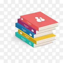 矢量书信息图-空若网 矢量书信息图-空若网