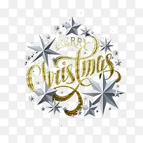 圣诞节银星金字矢量素材-空若网 圣诞节银星金字矢量素材-空若网