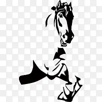 手绘水墨马-空若网 手绘水墨马-空若网