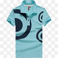 蓝色创意几何图形T恤-空若网 蓝色创意几何图形T恤-空若网