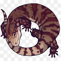 矢量蜥蜴-空若网 矢量蜥蜴-空若网