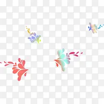 梦幻彩色渐变花纹-空若网 梦幻彩色渐变花纹-空若网