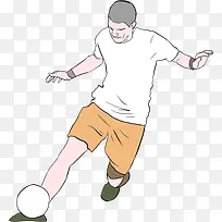 爱踢足球的少年素材-空若网 爱踢足球的少年素材-空若网