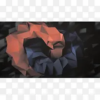 扁平风格简约形状橙色-空若网 扁平风格简约形状橙色-空若网