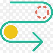 曲线箭头图标-空若网 曲线箭头图标-空若网