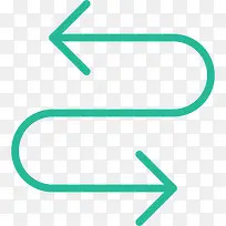 曲线箭头图标-空若网 曲线箭头图标-空若网