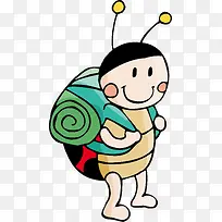 卡通瓢虫矢量-空若网 卡通瓢虫矢量-空若网