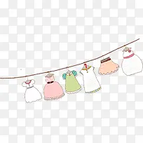 手绘彩色可爱服饰-空若网 手绘彩色可爱服饰-空若网