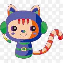 卡通机器猫png矢量素材-空若网 卡通机器猫png矢量素材-空若网