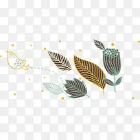 手绘花鸟-空若网 手绘花鸟-空若网